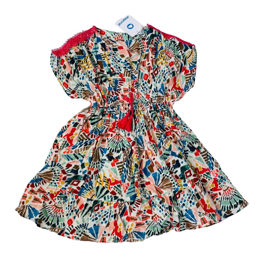 NWT Mayoral Size 18 Paint Tassel Dress